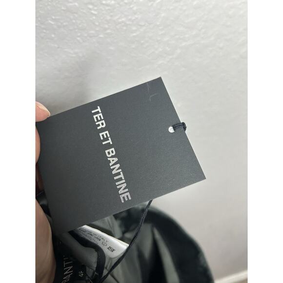 Ter Eat Bantine Gray A Line Skirt Zip Pockets Italian Size 46 US 10 New Designer - Picture 13 of 13